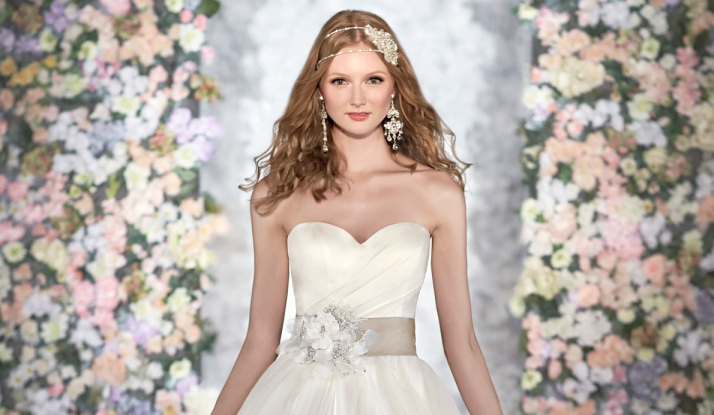 Martina Liana 495 with Floral Silk Belt