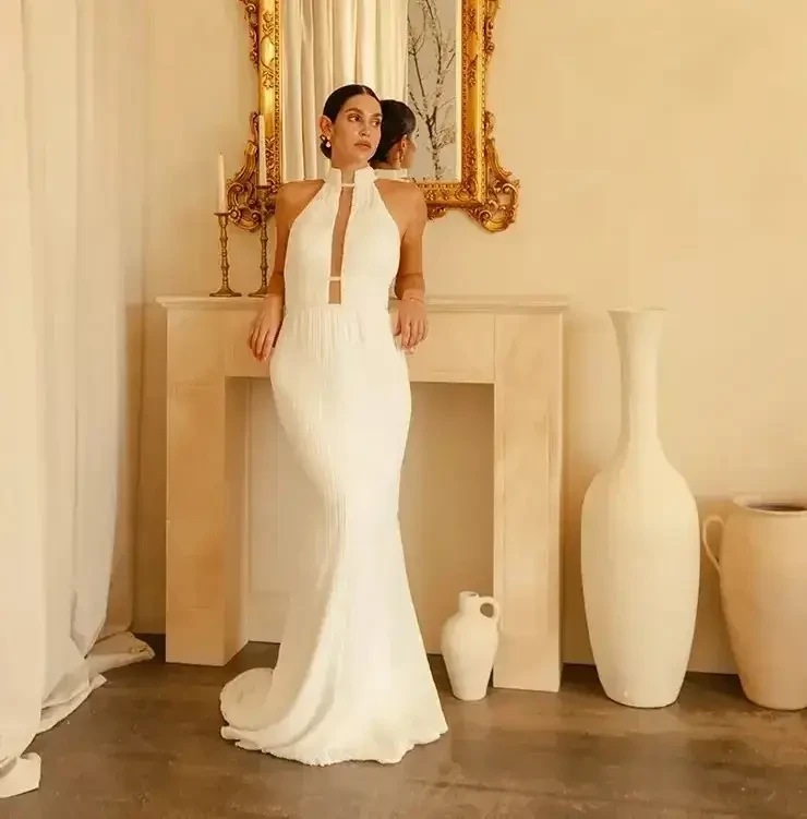 All who Wander wedding dress