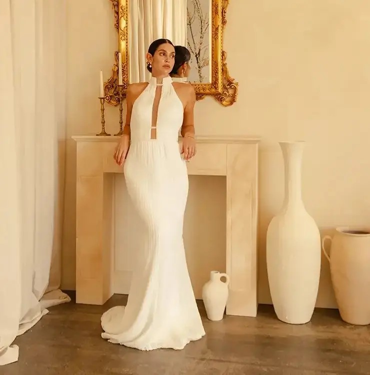 All who Wander wedding dress