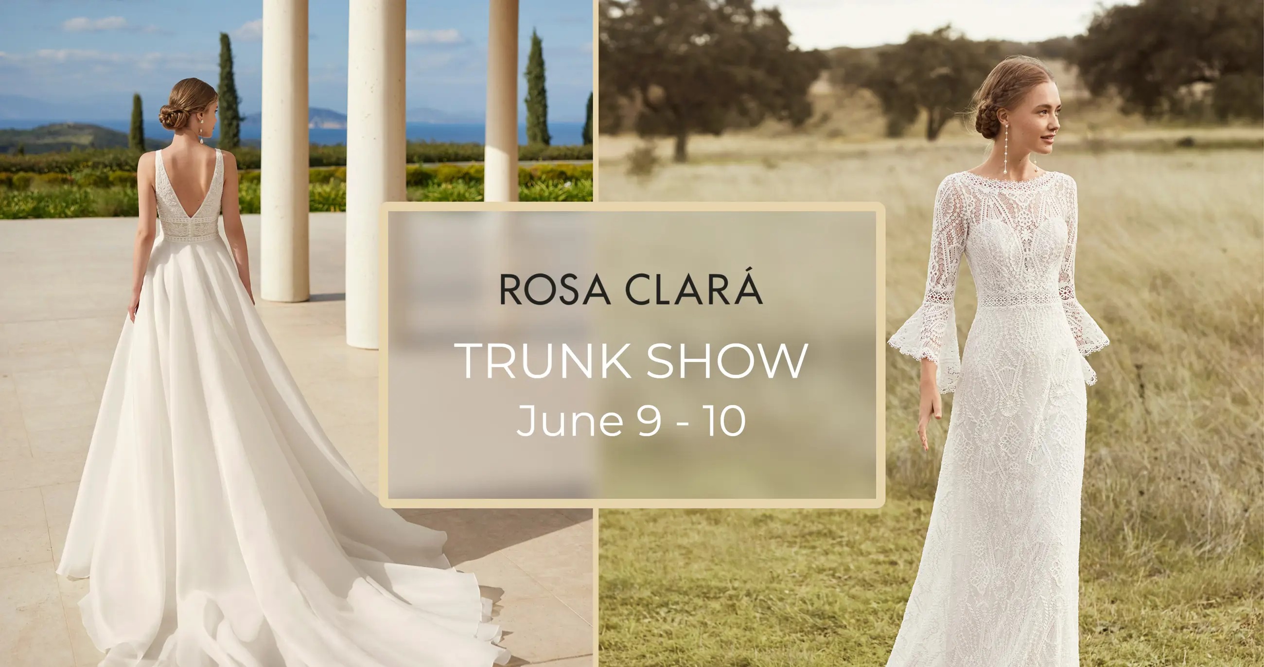 Rosa Clara trunk show at Bella Bridal Gallery