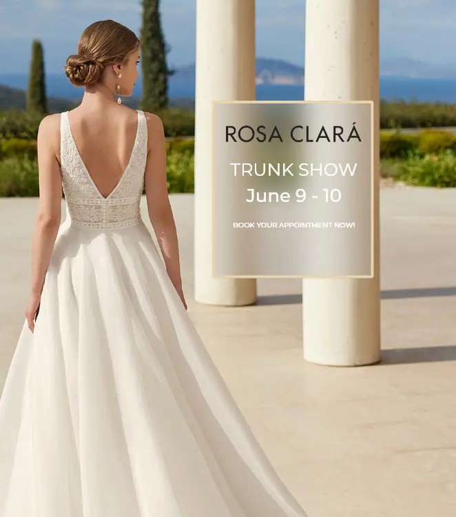 Rosa Clara trunk show at Bella Bridal Gallery